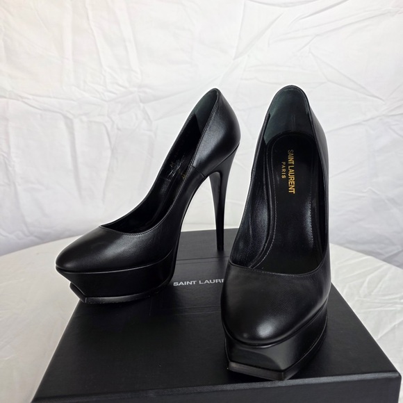 Saint Laurent Classic Black Platform Heels With Box - Size 40! - Picture 3 of 16